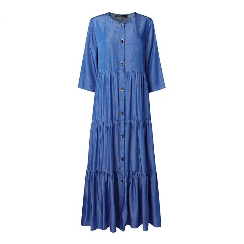 Robe Année 70 Vintage Violet - Louise Vintage
