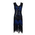 Robe Années 20 Bleue Vintage - Louise Vintage