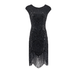 Robe Années 20 Vintage Grande Taille Noire - Louise Vintage