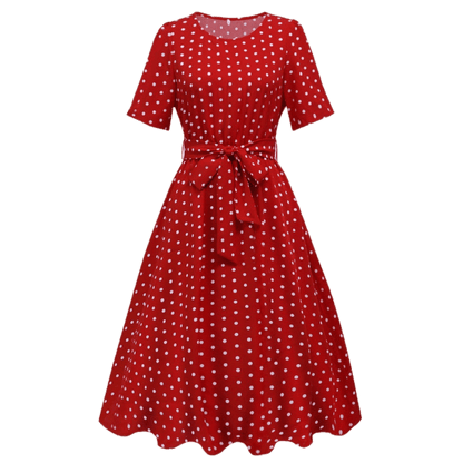 Robe Années 40 à Pois - Louise Vintage