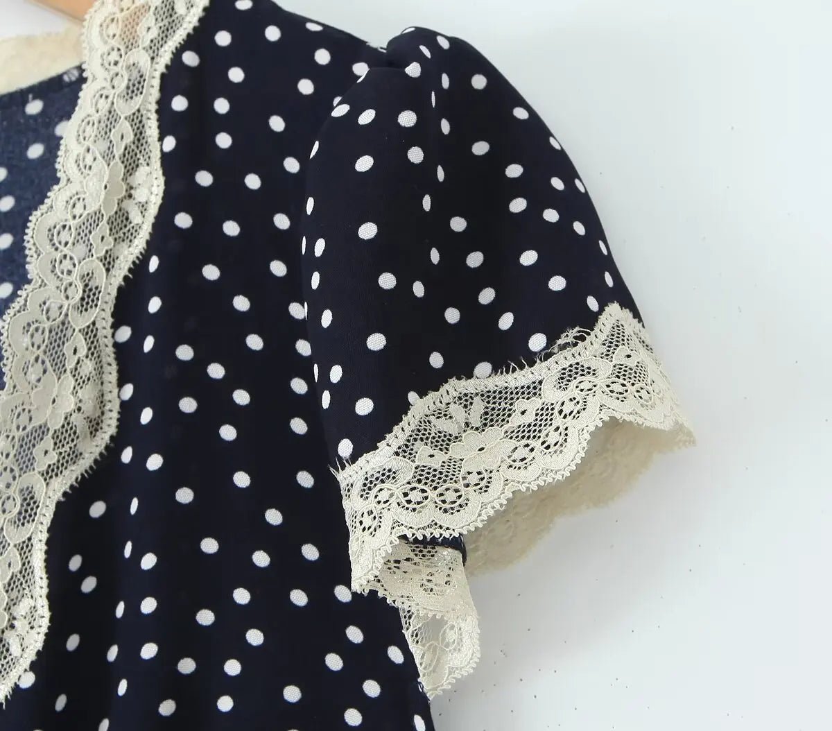 Robe Années 40 Bleu - Louise Vintage