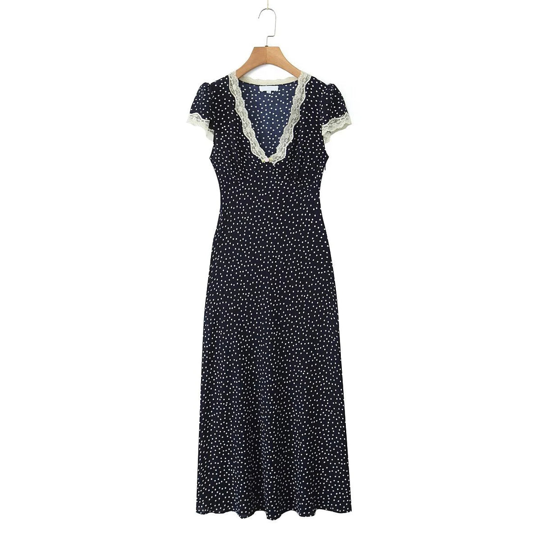 Robe Années 40 Bleu - Louise Vintage