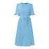 Robe Années 40 Bleu Sexy - Louise Vintage