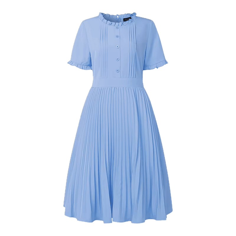 Robe Années 40 Bleu Sexy - Louise Vintage