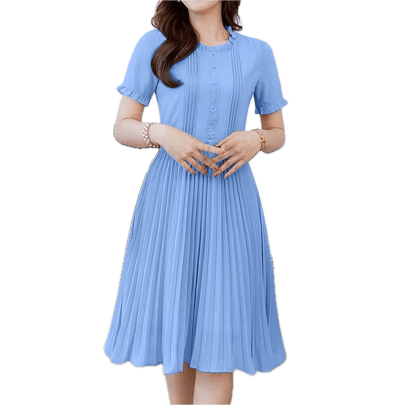 Robe Années 40 Bleu Sexy - Louise Vintage