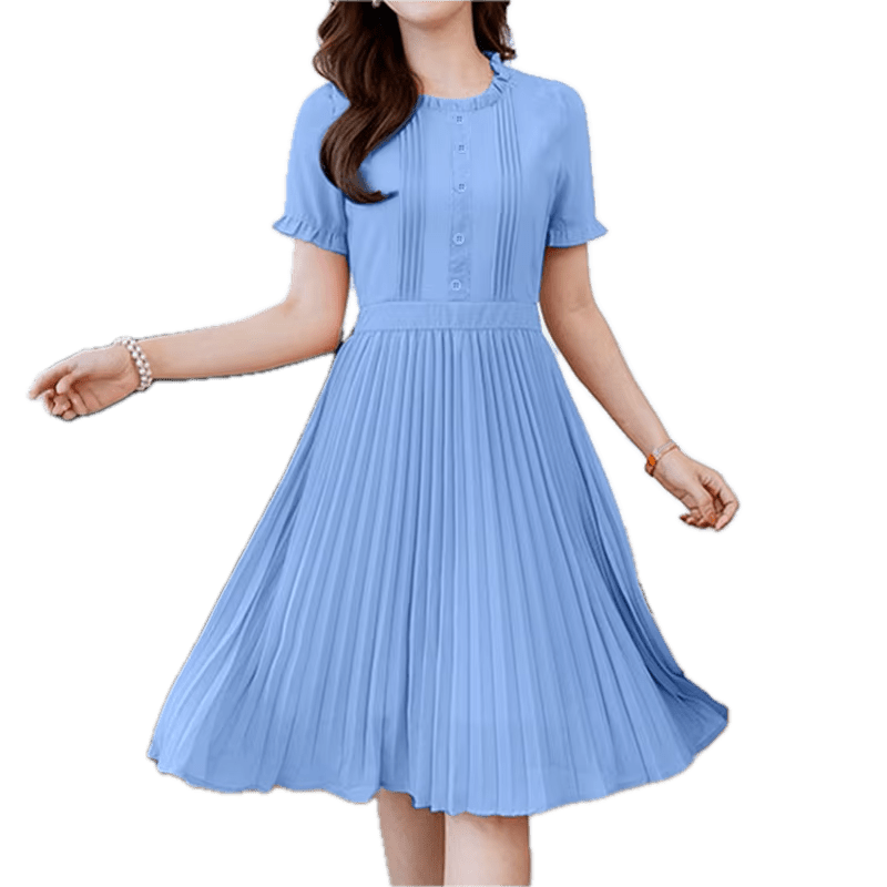 Robe Années 40 Bleu Sexy - Louise Vintage