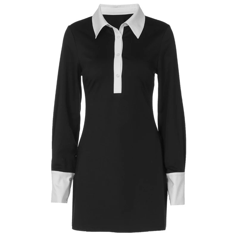 Robe Années 40 Courte Col Chemise - Louise Vintage