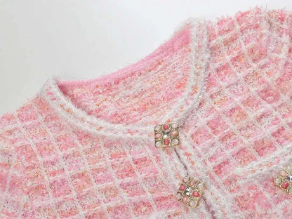 Robe Années 40 en Tweed - Louise Vintage