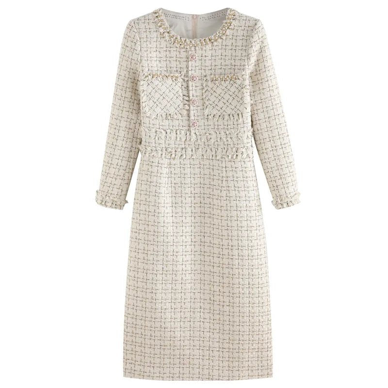 Robe Années 40 en Tweed - Louise Vintage