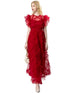 Robe Années 40 Femme Bordeaux - Louise Vintage