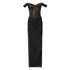 Robe Années 40 Noire Fleurs - Louise Vintage