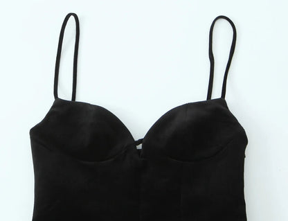 Robe Années 40 Noire Perles - Louise Vintage