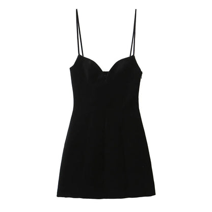 Robe Années 40 Noire Perles - Louise Vintage