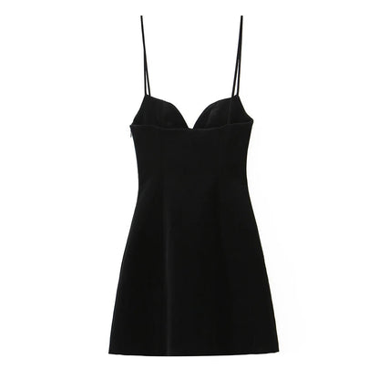 Robe Années 40 Noire Perles - Louise Vintage
