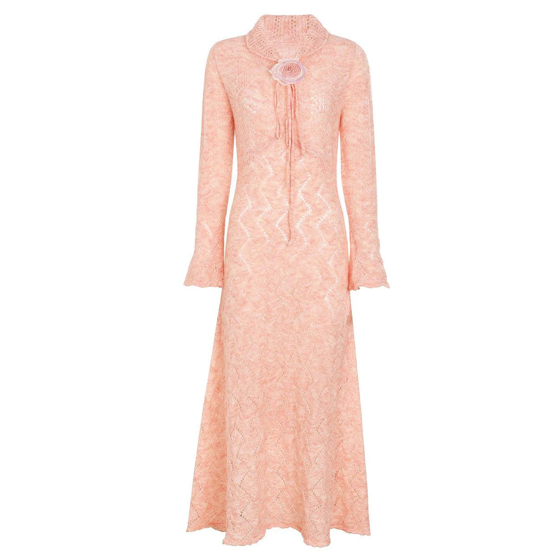 Robe Années 40 Perles Rose - Louise Vintage