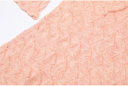 Robe Années 40 Perles Rose - Louise Vintage