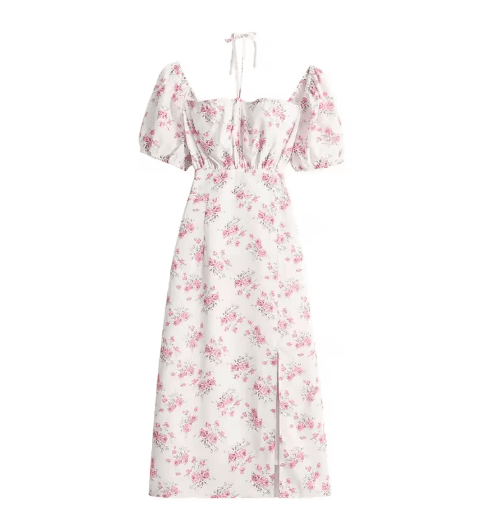 Robe Années 40 Rose Jupe Plissée - Louise Vintage