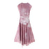 Robe Années 40 Rose Manches Courtes - Louise Vintage