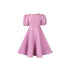 Robe Années 40 Rose Volume - Louise Vintage