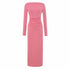 Robe Années 40 Slim Rose - Louise Vintage
