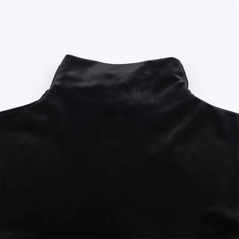 Robe Années 40 velours - Louise Vintage