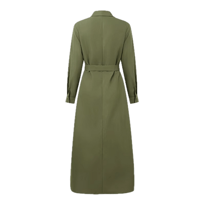 Robe Années 40 Verte Chic - Louise Vintage