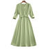 Robe Années 40 Verte Chic - Louise Vintage