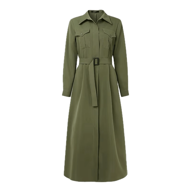 Robe Années 40 Verte Chic - Louise Vintage