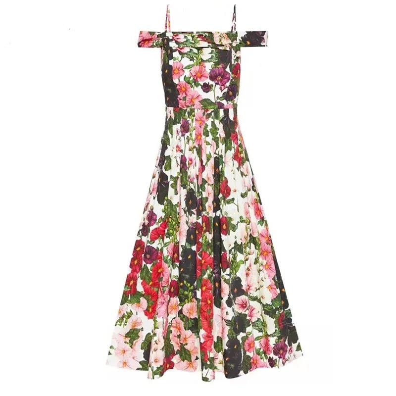 Robe Années 40 Vintage Fleurs - Louise Vintage