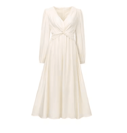 Robe Années 40 Vintage Volants - Louise Vintage
