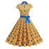 Robe Années 50 Jaune a Pois - Louise Vintage