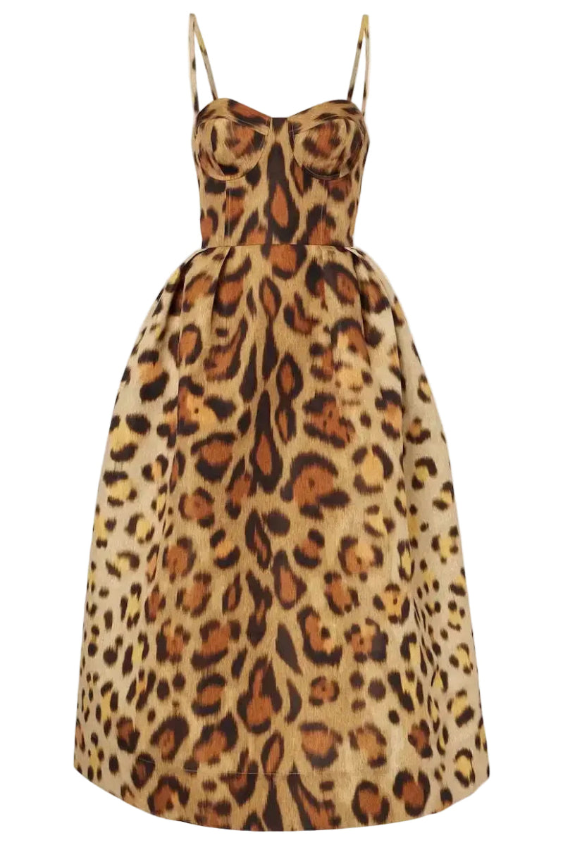 Robe Années 50 Léopard - Louise Vintage