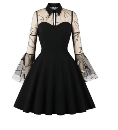 Robe Années 50 Manches Longues - Louise Vintage