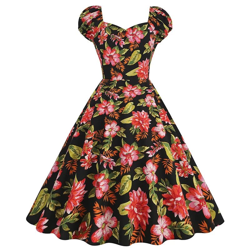 Robe Années 50 Printemps - Louise Vintage