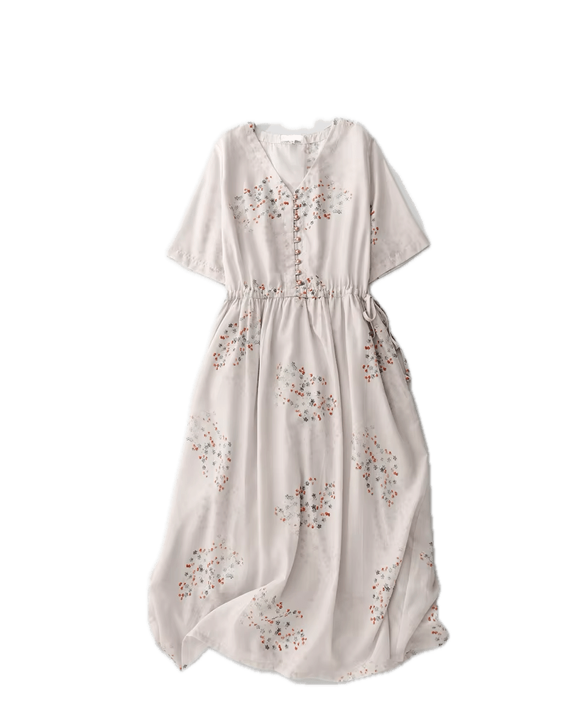 Robe Années 70 Asymétrique - Louise Vintage