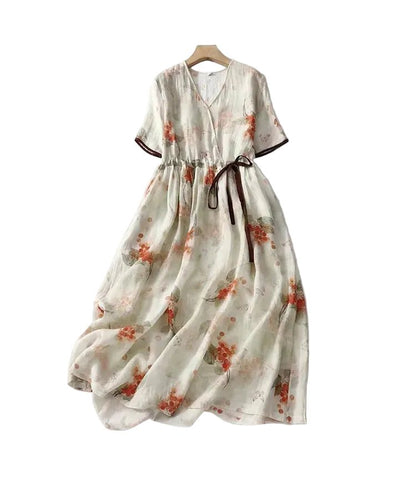 Robe Années 70 Asymétrique - Louise Vintage