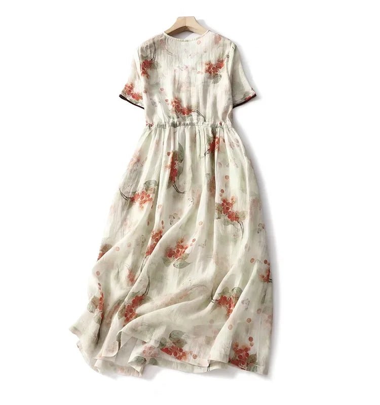 Robe Années 70 Asymétrique - Louise Vintage