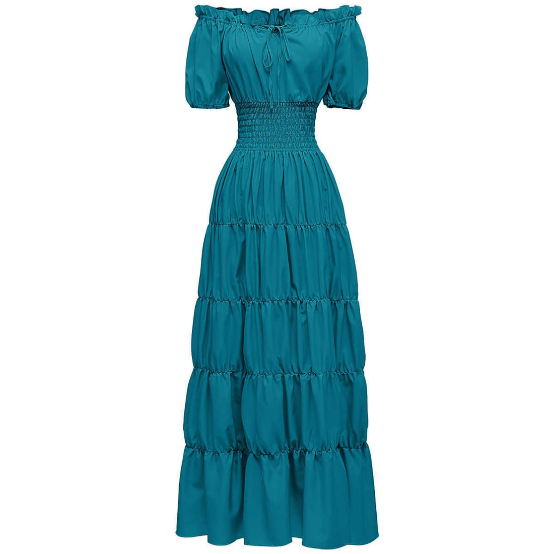 Robe Années 70 Bleue - Louise Vintage