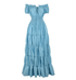 Robe Années 70 Bleue - Louise Vintage