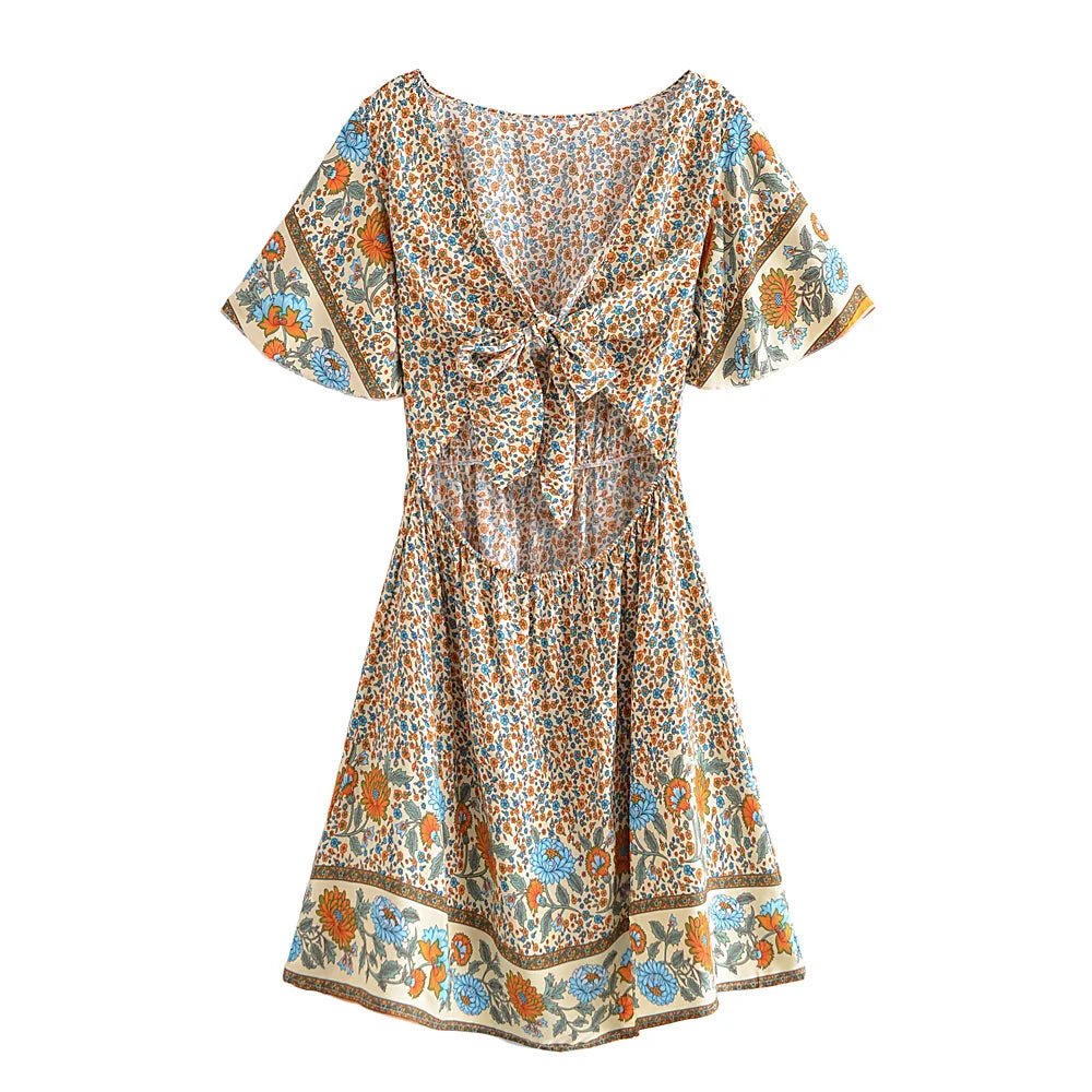 Robe Années 70 Hippie Champêtre - Louise Vintage