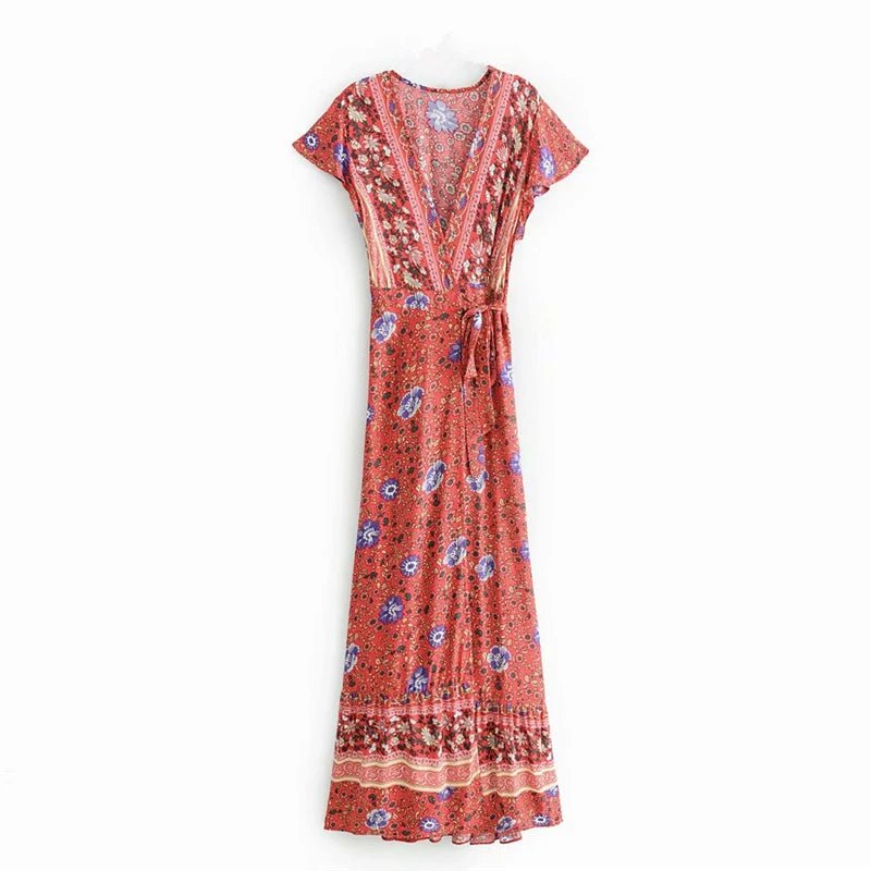 Robe Années 70 Hippie Cool Sun - Louise Vintage