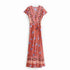 Robe Années 70 Hippie Cool Sun - Louise Vintage
