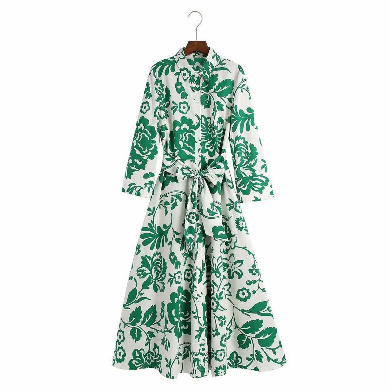 Robe Années 70 Hippie Fleurs - Louise Vintage