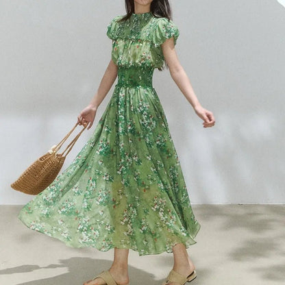 Robe Années 70 Hippie Tropiques - Louise Vintage