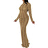 Robe Années 70 Or - Louise Vintage