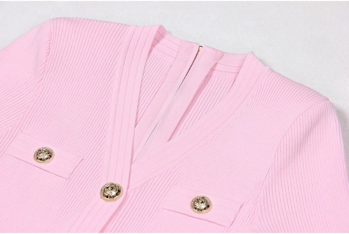 Robe Années 70 Rose - Louise Vintage