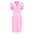 Robe Années 70 Rose - Louise Vintage