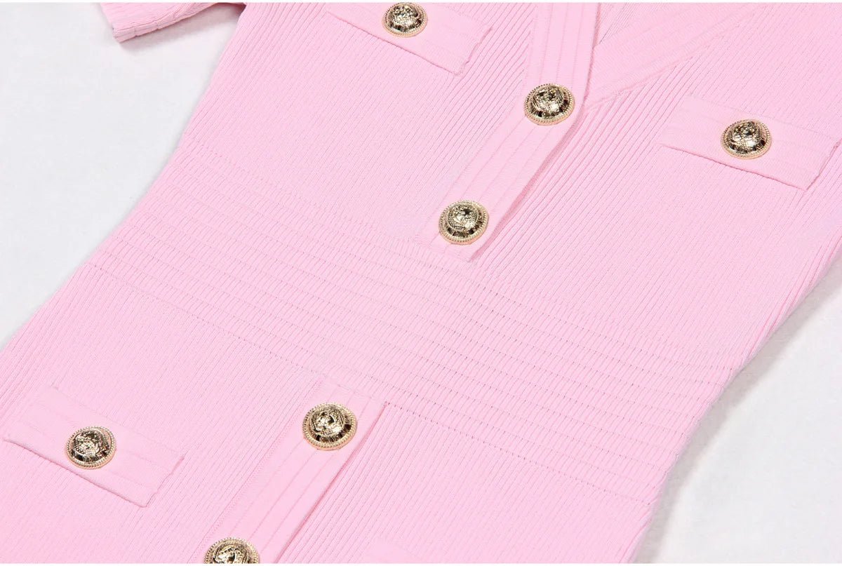 Robe Années 70 Rose - Louise Vintage