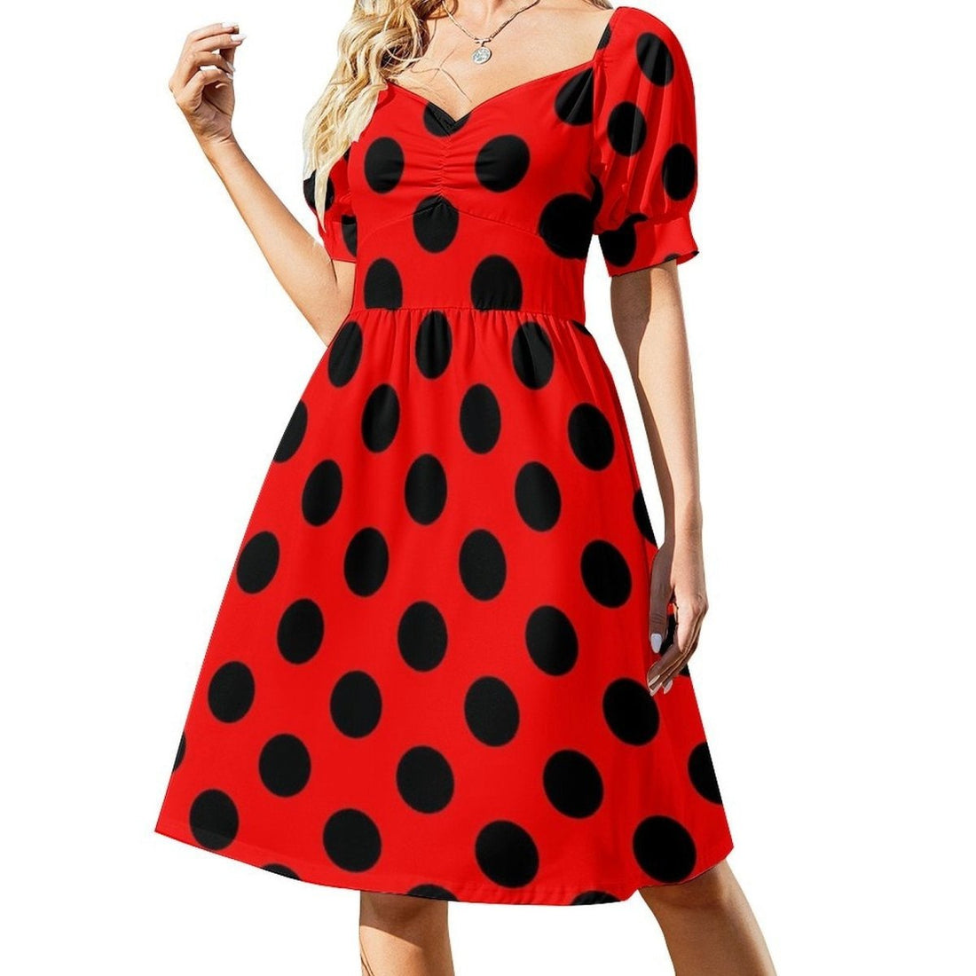 Robe Années 70 Rouge - Louise Vintage