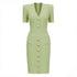 Robe Années 70 Verte - Louise Vintage